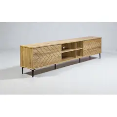 GENERICO - RACK 75¨ TVLINE ESPIGA NATURAL 180 Cm