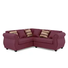 DECOOUTLET - Seccional Milán 3.2 Tela Gris Oscuro