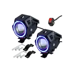 GENERICO - Neblineros led ojo de angel para motos scooter bicimotos