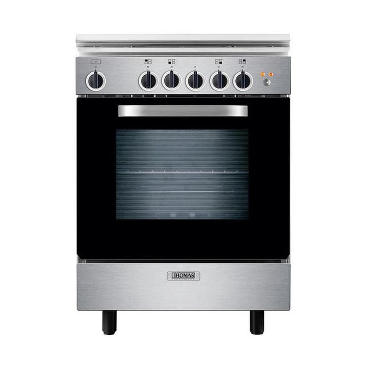 Cocina a Gas 4 Platos con Horno 70 Litros Acero AL6611EI Florencia 1