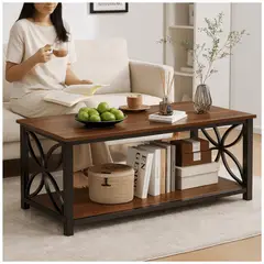 HOMER DESIGN - Mesa De Centro Minimalista Con Cubierta De Melamina 15 Mm