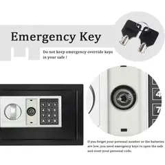 MOVI - CAJA FUERTE ELECTRÓNICA SEGURIDAD DOMÉSTICA CON TECLADO Y LLAVE