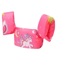 GENERICO - Flotador Con Alitas Bebe Chaleco 2 A 6 Años Memory Foam Unicornio