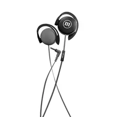 MAXELL - Audífonos De Gancho Con Mic EC-155 Earhook Negro