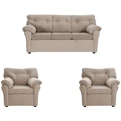 MUEBLES ALTIRO - Living Mateo 311  - Cuero Sintético Felpa /
