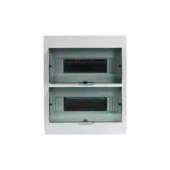 SOLIOT - Tablero Sobrepuesto 24 Circuitos Caja Eléctrica Ip65