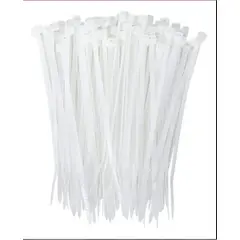 GENERICO - Brida Amarra Abrazadera Plástica 4.8mmx500mm 100 Unds