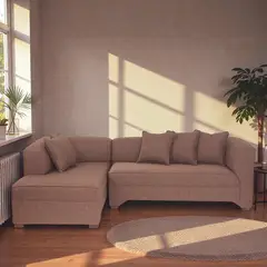 GENERICO - Seccional Sinar izquierdo - Tela Lino Sidelli Muebles Altiro