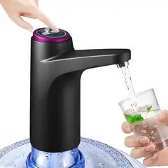SUPERCENTER - Dispensador De Agua Eléctrico Portátil Bomba Usb BotellonNegro