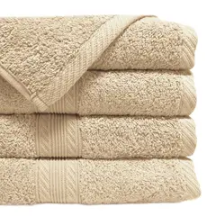 LOURDES - Toalla de Mano 45×90cm Beige