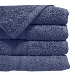 LOURDES - Toalla de Mano 45X90cm Azul Piedra