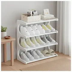 IRM - Zapatero Organizador de zapatos Repisa Rack Color Blanca
