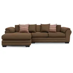 AMERICA DECORA - Sofá Seccional Izquierdo 5 Cuerpos XL Con Resorte Estructural Grandón Chenille