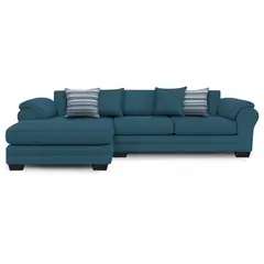 AMERICA DECORA - Sofá Seccional Izquierdo 5 Cuerpos XL Con Resorte Estructural Grandón Chenille