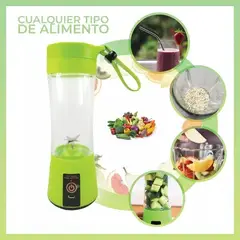 MOVI - Batidora Portátil Recargable USB Verde