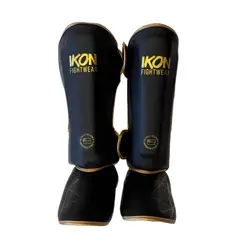 IKON - Canilleras Kickboxing Negras Fightwear