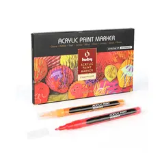 GENERICO - Marcadores Plumones Acrílicos Tipo Posca Hoby – 20 Colores