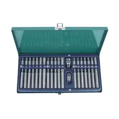 JONNESWAY - Juego de Puntas Torx, Imbus, Hexagonales - 40 Piezas