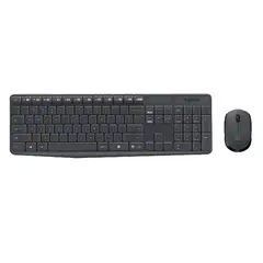 LOGITECH - Teclado y Mouse MK235 Negro Antiderrame