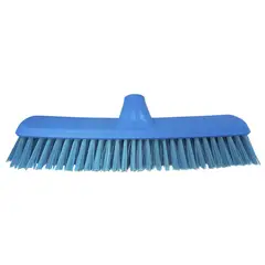 GENERICO - Repuesto Escobillón Tipo Municipal Azul Cerdas Finas 4 CM