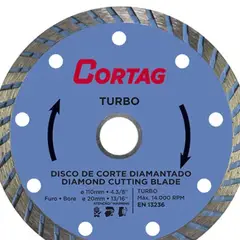 CORTAG - DISCO CORTE DIAMANTADO TURBO 110 MM