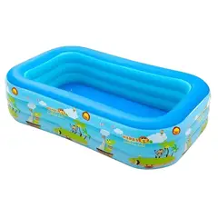 DBLUE - Piscina Inflable 115cm con 3 Anillos Diseños DBG1727