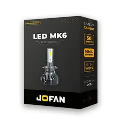 GENERICO - Kit Led Mk6 h11-h9-h8 Dc9-24V 10000 Lm 50W Led Dob Sistema Canbus