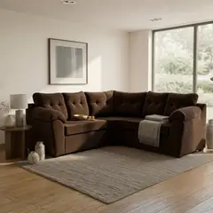 INTERMUEBLES - Sofá Seccional 2.1.2 Polonia Felpa