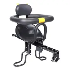 BLLOQ - Silla Frontal De Bicicleta Para Niños Y Bebes - 25kg Negro