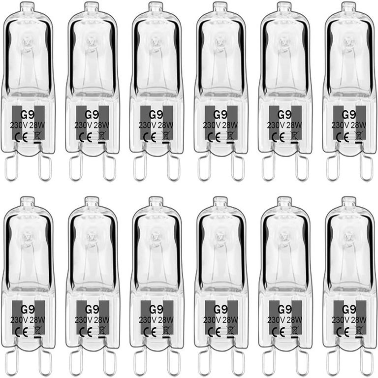 5pcs 220v Halógeno Lámpara Bead Halógeno De Tungsteno Bulbo