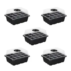 KINDA NICE - Caja De Semillero De 12 Agujeros Lote De 5