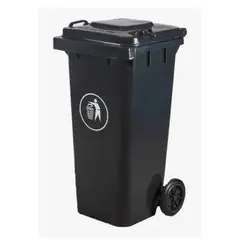 GENERICO - Tacho De Basura 120 Litros Gris