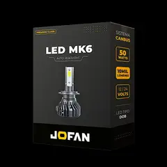 GENERICO - KIT LED MK6 JOFAN 9004 DC12-24V 10000 LM 50W LED DOB SISTEMA CANBUS