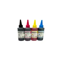 MULTICOM - Pack 4 Tintas Alternativa 100 Ml Para Epson/canon/hp/brother