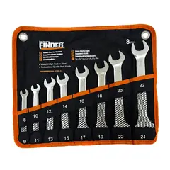 DALI - Set Llaves Punta Doble 8 Piezas 192068 – 8 a 24 mm con Funda