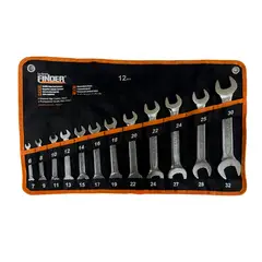 DALI - Set Llaves Punta Doble 12 Piezas 192070 – 6 a 32 mm con Funda