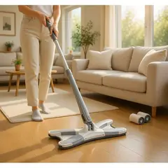 MOVI - Mopa de Microfibra 360° Limpieza Profunda sin esfuerzo