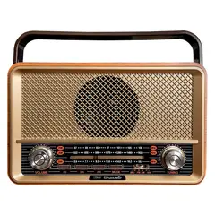 MICROLAB - Radio AM FM Vintage Reproductor Bluetooth Retro Grosseto 914