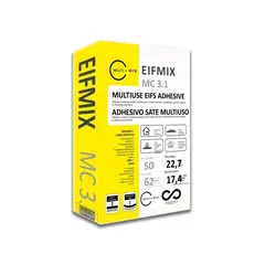 MULTIMIX - PACK 55 UNIDADES MORTERO ADHESIVO EIFS MULTICOAT 3.1 SACO 25 Kg