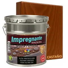 KENT - IMPREGNANTE MADERA - ANTI TERMITAS- TINETA 4G - CASTAÑO