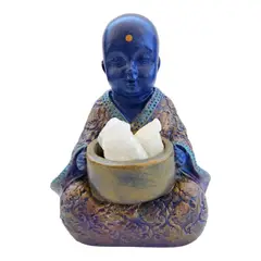 CREA TALLER - BUDA + CUARZO BLANCO DECORATIVO 12CM NEGRO