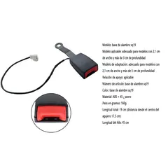 GENERAL - Cinturón De El Coche Seguridad Genérica 173mm 90% Universal