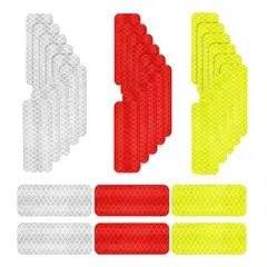 ATURE - 30pcs Stickers Adhesivos Reflectantes Revisión Técnica Motos