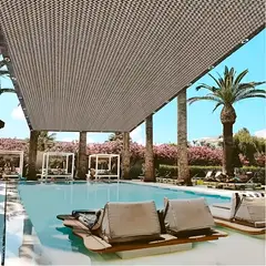 GENERICO - Malla Sombra Raschel 4.20 x 10 mts color marron