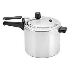 PANELUX - Olla A Presión 10 Litros Aluminio Pulido Plateado