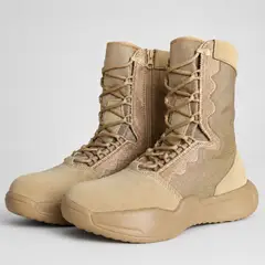 COMANDOS TACTICOS - Botas Tácticas Livianas Caña Alta Cierre Lateral Resistentes Seguridad Outdoor