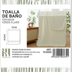 ANGELES DEL HOGAR - Toalla de Microfibra Suave 70x140cm Imussa