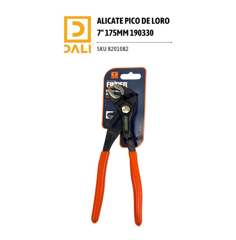 Alicate Pico de Loro 7" 175 mm 190330 – Ajuste de Ranura Múltiple Cr-V