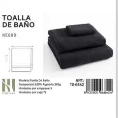 ANGELES DEL HOGAR - TOALLAS 100% ALGODON CON DETALLES BORDADOS 70X140
