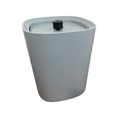 OEM - Basurero Papelero Plástico Baño Tapa Vaivén Deco